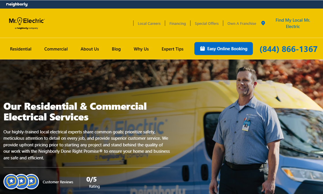 Mr. Electric Corporate Portal Study