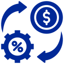 Conversion rate strategy icon