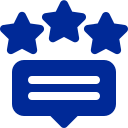 Review and reputation feedback icon