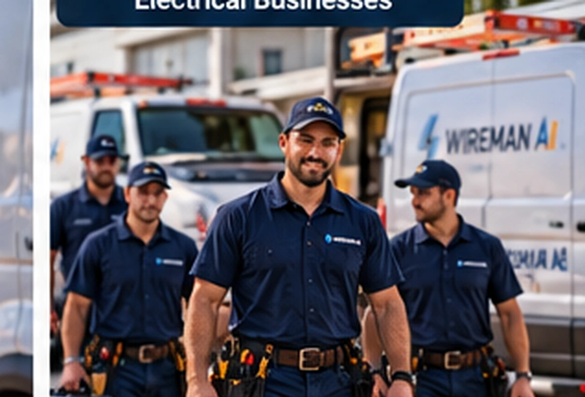 Electrical contracting team working across multiple service jobs